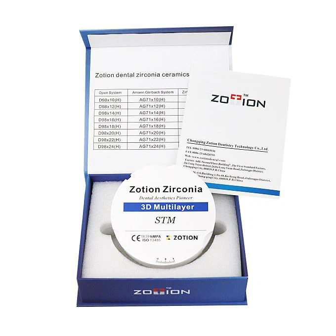 Zotion 98mm Dental Ceramic Zirconium Disc