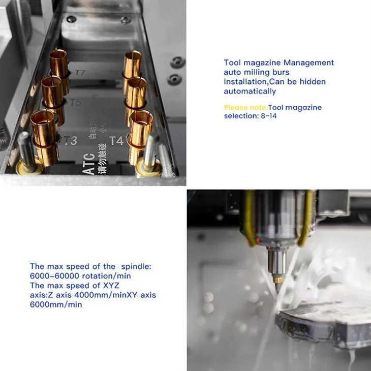 ZOTION CAD Cam Dental Milling Equipment Dental Materials Wet Milling Machine With 4 Axis 5 Axis